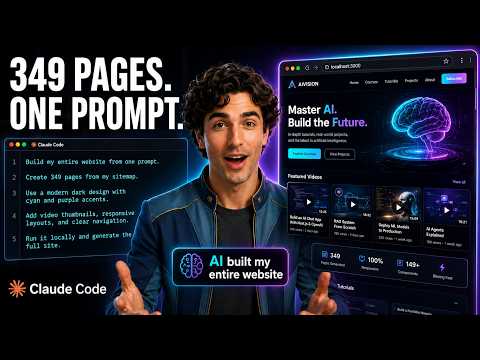 I Built a 349-Page Website with One Prompt