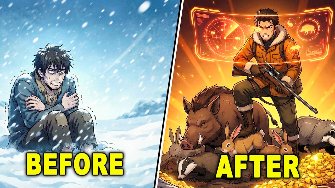 Left To DIE In The Cold, But He Awakens HUNTING SSS-RANK SYSTEN And Dominates The Wild!