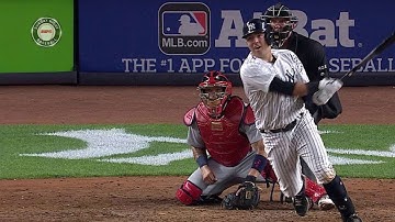 STL@NYY: Romine drives two-run double to right-center