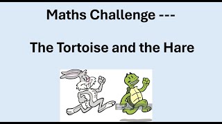 Maths Challenge - The Tortoise And The Hare