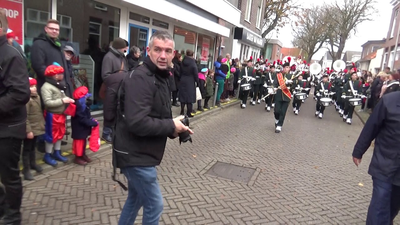 Junioren DVS Katwijk, intocht Sint Nicolaas 2019 Katwijk aan den Rijn