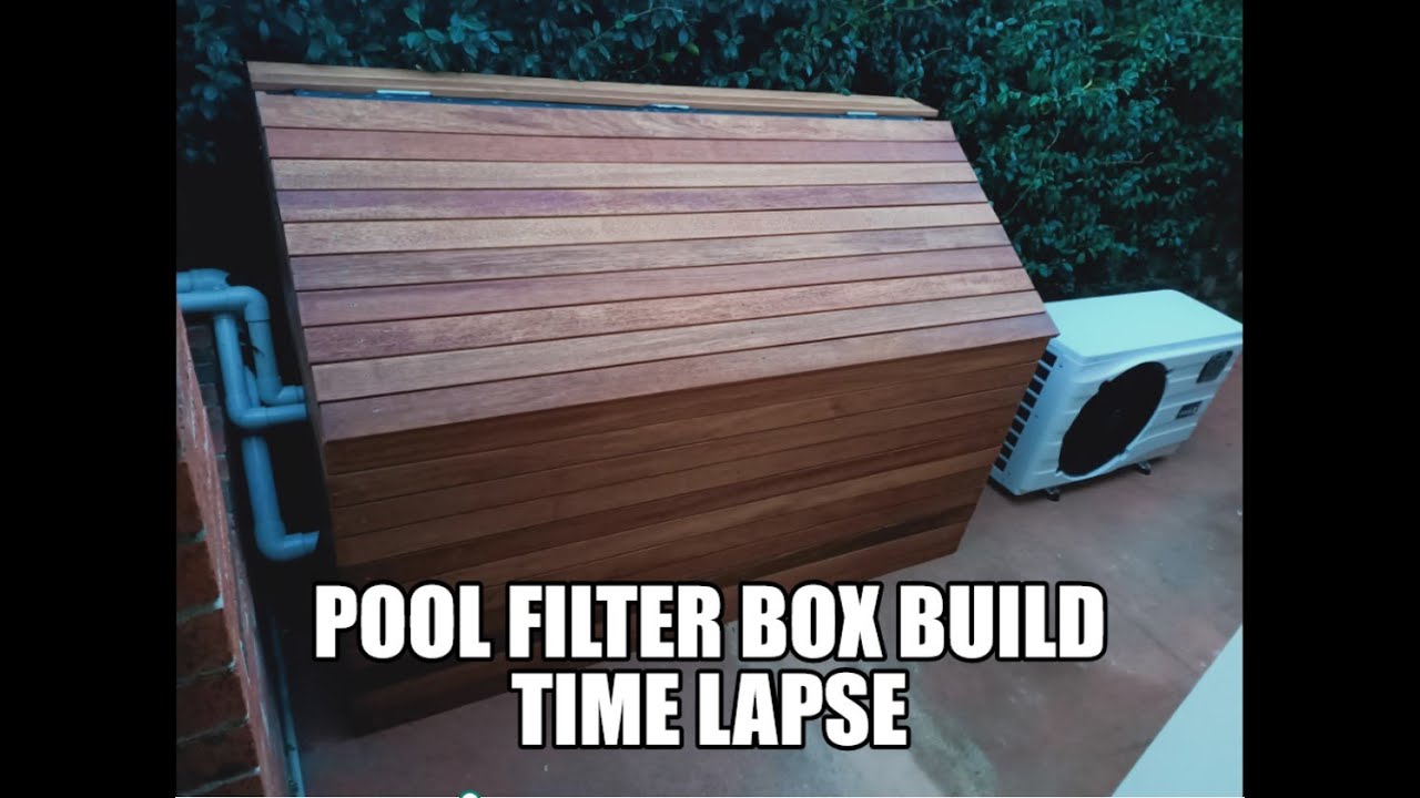 DIY POOL FILTER BOX COVER BUILD Time Lapse YouTube
