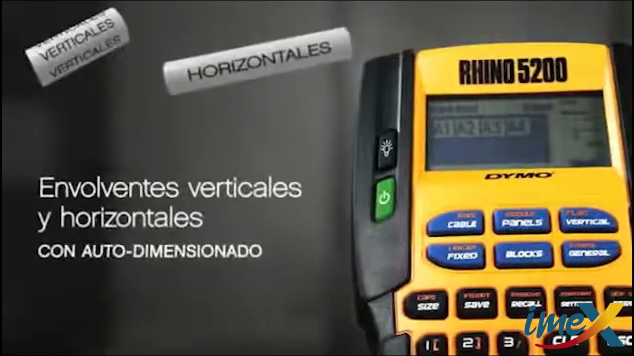 Rotuladora Industrial Rhino 5200