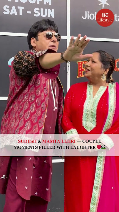 Sudesh & Mamta Lehri — couple moments filled with laughter ❤️🎬