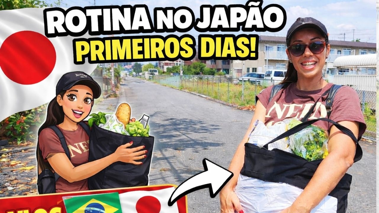 MINHA VIDA no JAPÃO: PRIMEIRA SEMANA REAL!