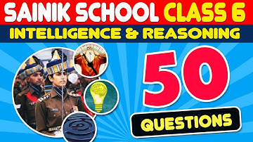 Sainik School Class 6 Intelligence & Reasoning Questions 2025 | Important Question | AISSEE
