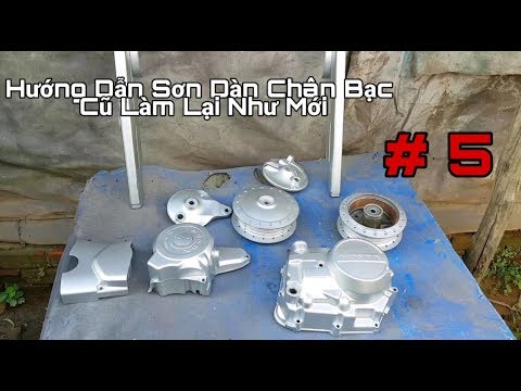 Video Hướng Dẫn Sơn Dàn Chân Bạc Xe Dream Thailan - youtube
