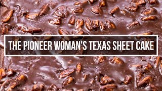 When we decided to try this favorite recipe for ourselves, immediately
fell in love. ree drummond's texas sheet cake is so deliciously moist
and de...