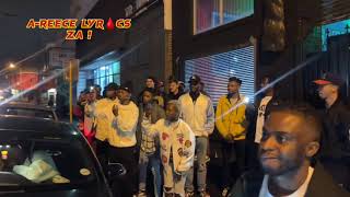 A-Reece seen in a Red Ferrari and Mercedes C200 . w Blxckie at The Somnyama Show
