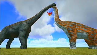 Ark Survival - GIRAFFATITAN vs LARGE DINOS/MONSTERS [Ep.520]