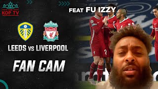 How Can We Celebrate A Goal Now? Fu Izzy Fan Cam Leeds 1-1 Liverpool Pl