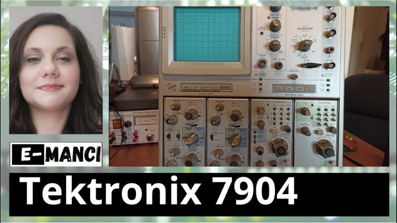 Осциллограф Тектроникс 7904 - YouTube