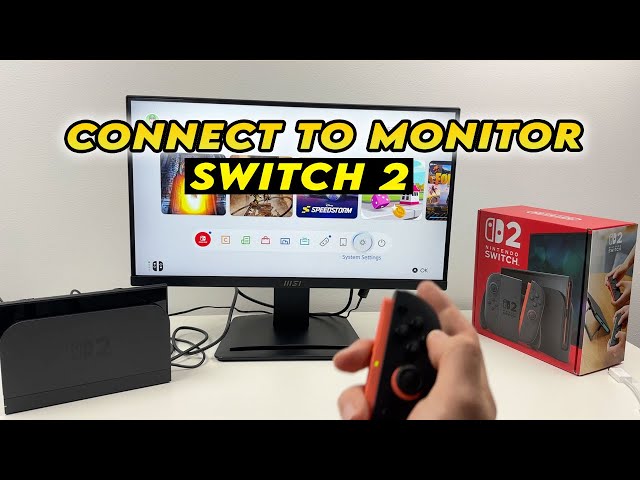 Nintendo Switch 2 : How to Connect to a Monitor - YouTube