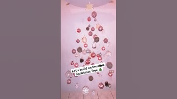 🎄Floating Christmas Tree | Invisible Christmas Tree #shorts #diy #christmas #howto #christmastree
