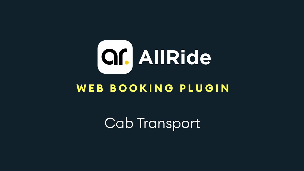 Web Booking Plugin - AllRide Cab