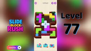 Slide Block Rush Level 77 Walkthrough 🧩 | SolutionGuruji 🎮 screenshot 5