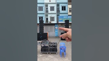 Bộ âm thanh sự kiện to đùng chỉ 235tr tiền ít thịt nhiều bao sân lớn. DVH Audio 036 355 3277 #shorts