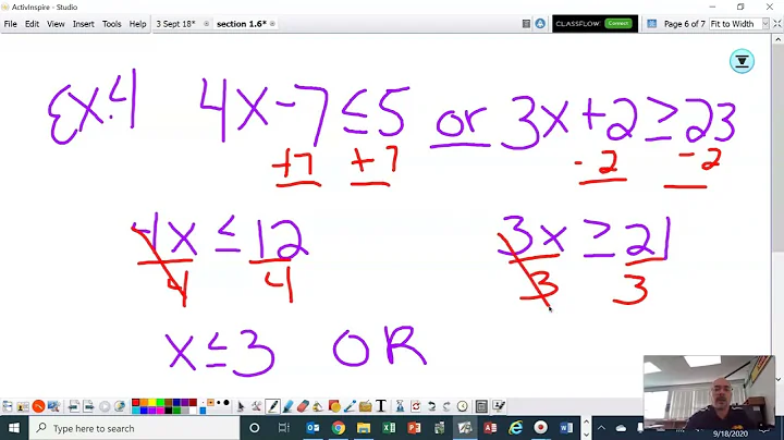 Lesson 1.6 Solve Linear Inequalities