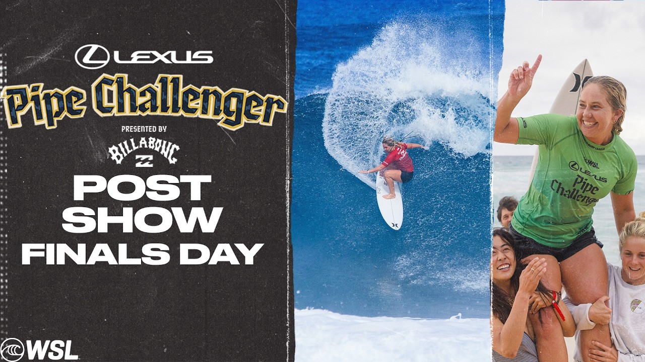 Gabriel Bryan takes Kauaʻi atop Lexus Pipe Challenger podium I 805 Post Show Finals Day