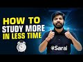 How to Study MORE in LESS TIME 🔥| Most Effective Study Hack For 2024 😱 | Smart Study Technique💪🏼