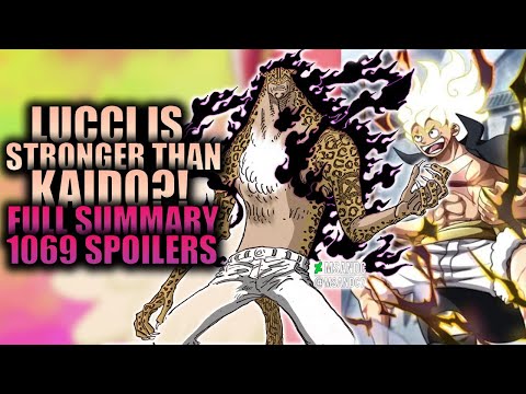 One Piece Chapter 1069 Spoilers – GEAR 5 LUFFY vs AWAKENED LUCCI