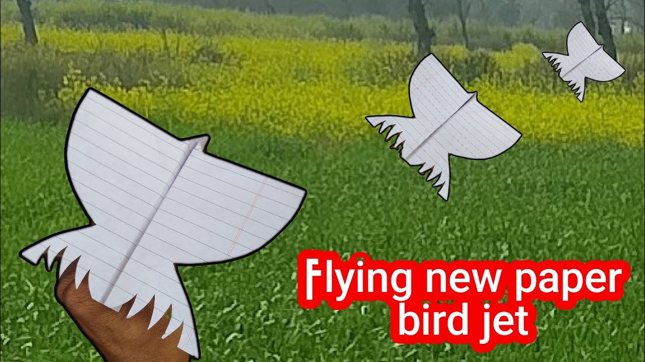 How to make paper origami birdplane making/#paper#bird - YouTube