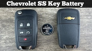 How To Replace CHEVY SS Remote Key Fob Battery 2014 - 2017 Change Replacement Key Batteries DIY