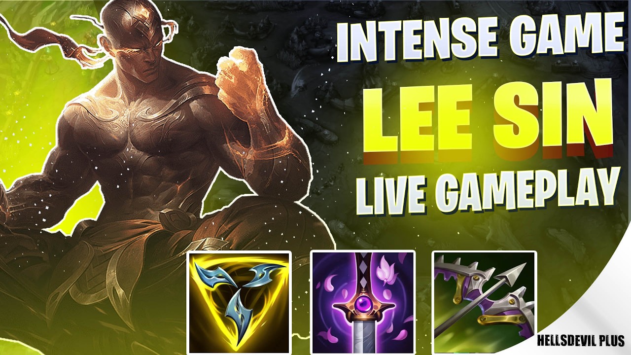 Напряженная игра за Ли Сина! (Безумная поздняя стадия игры!) - Геймплей Wild Rift HellsDevil Plus