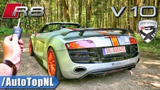 Audi R8 V10 Spyder MTM REVIEW POV on ROAD & AUTOBAHN by AutoTopNL