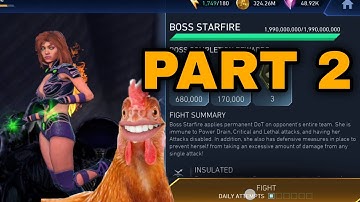 Advent of Chaos: Alternative Team to defeat Boss Starfire | Injustice 2 Mobile