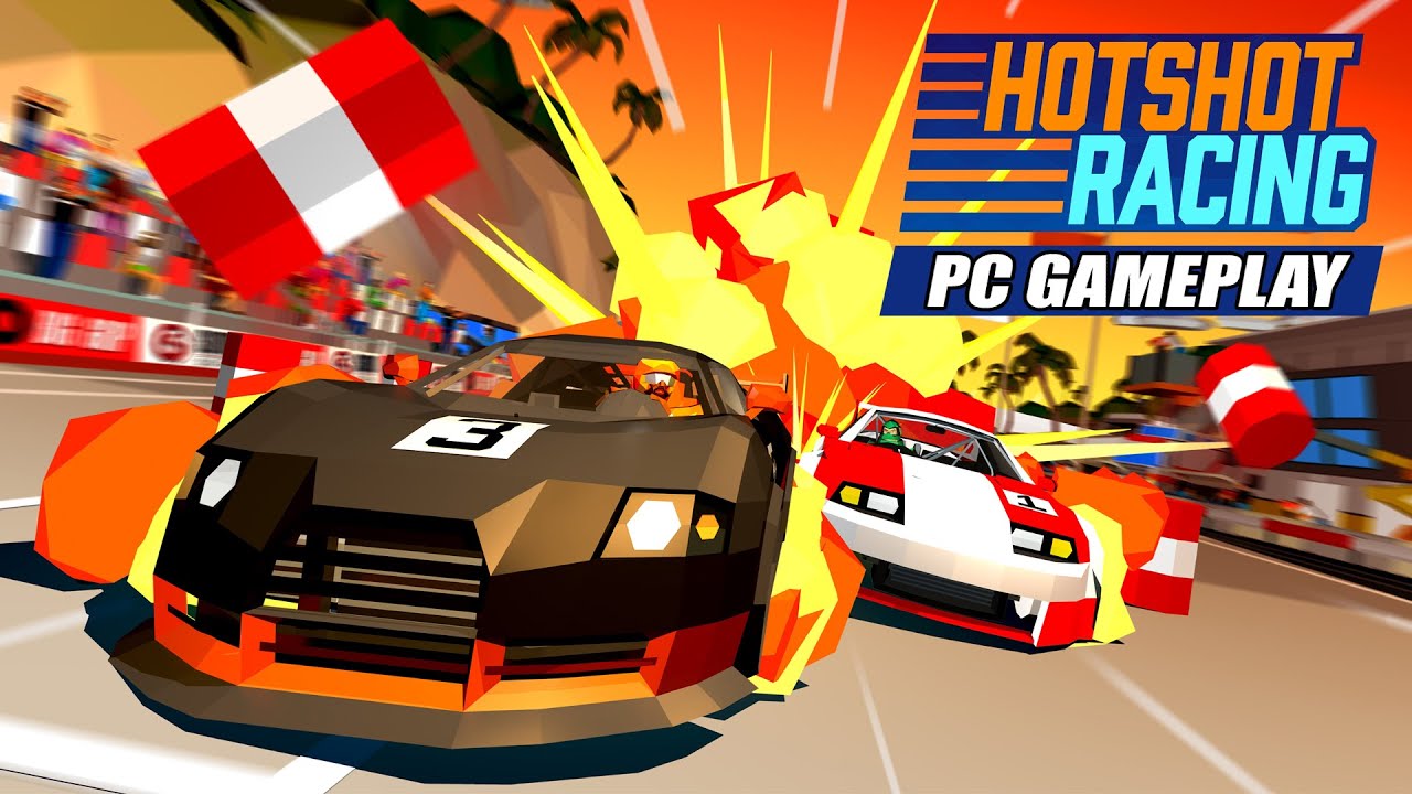 Hotshot Racing - PC Gameplay - A Fun Retro Racer
