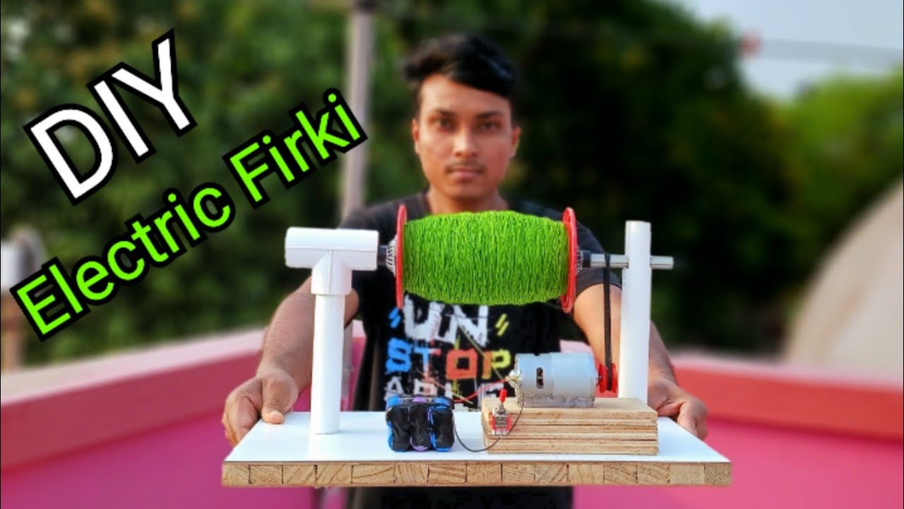 How To Make Electric Firki Machine | DIY electric firki at home | - YouTube