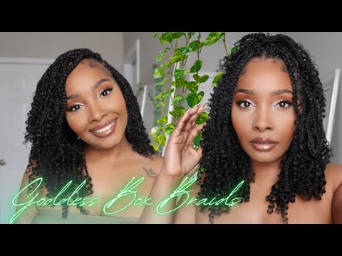 Easy Crochet 12inch Goddess/Boho Box Braids from Amazon UNDER $30| Illusion Crochet Method!