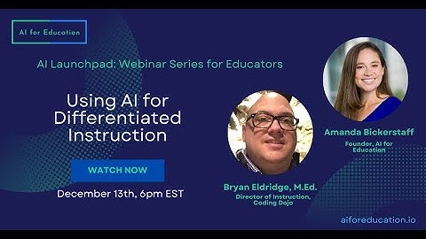 Using AI for Differentiated Instruction
