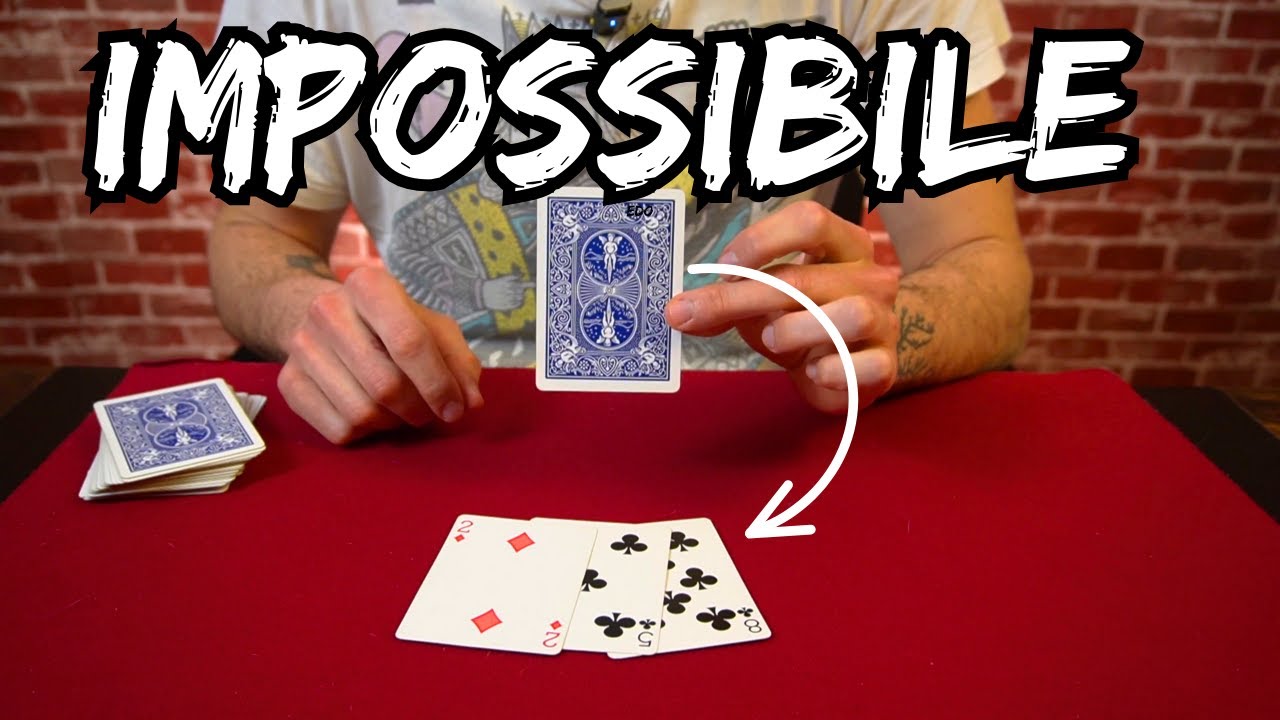 LA MAGIA CON LE CARTE CHE STUPISCE ANCHE I MAGHI (TUTORIAL)