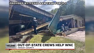 Out-of state crew helps recovery efforts