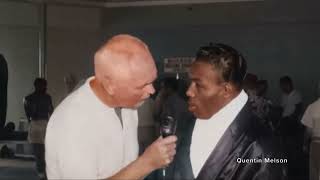 Joe Brown Interview after Smith Fight (07.02.1957) - Colorized