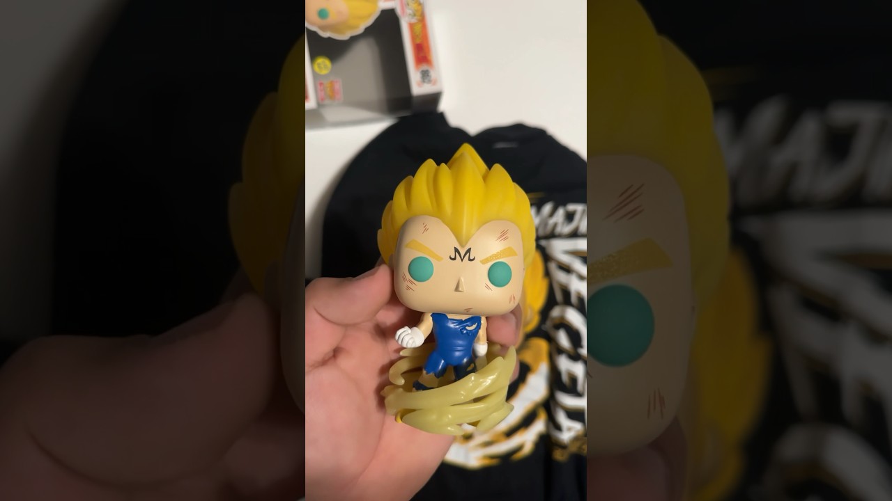New Pop & Tee Majin Vegata Glow in the Dark Funko Pop!Ⓜ️ #funko #funkopop #funkotanime #vegeta #dbz