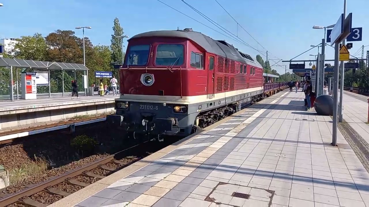 WFL BR 231 012-6 Durchfährt Bahnhof Berlin Jungfernheide am 26.09.2023 mit ihrem Güterzug