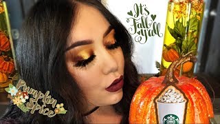 Pumpkin Spice Latte Makeup 🎃🍂🧡 | Tiana Medrano
