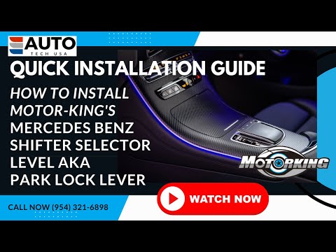 Mercedes Benz Shifter Selector Lever (Park Lock Lever) Repair Video