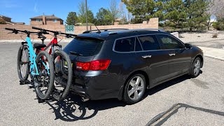 Installing A Trailer Hitch On My Acura Tsx Sport Wagon - Hollywood Destination 2 Bike Rack Install
