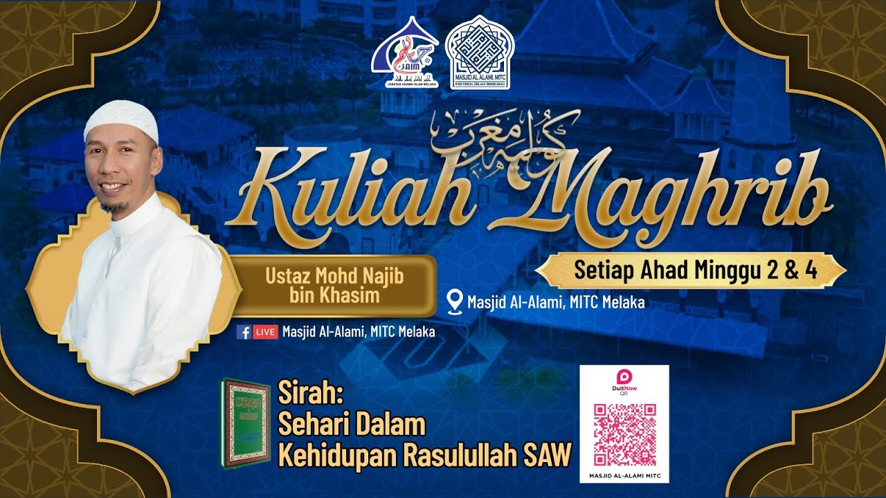ADAB NABI SAW MAKAN | SEHARIAN DALAM KEHIDUPAN RASULULLAH SAW | USTAZ MOHD NAJIB BIN KHASIM