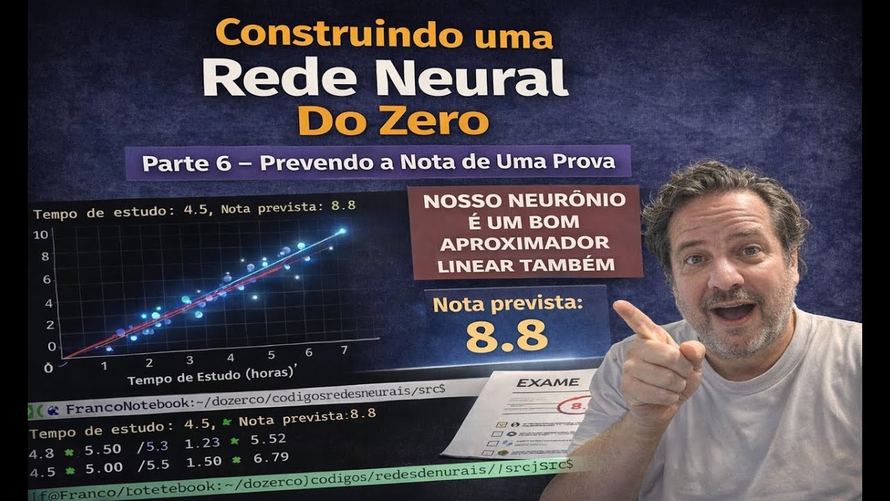 Construindo uma rede neural do zero Parte 6 - Prevendo a nota de uma ...