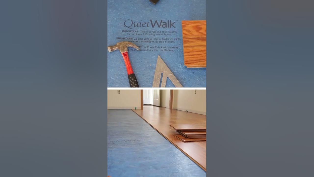 QuietWalk Laminate and Floating Wood Flooring Underlayment with