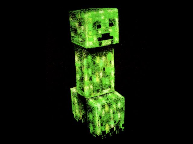 Bild från Konst med salt - Creeper (Minecraft)