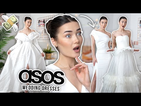 TRYING ON WEDDING DRESSES FROM ASOS! I SPENT £600...