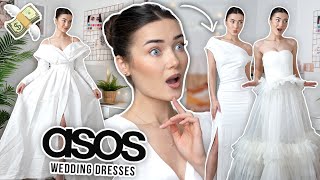 TRYING ON WEDDING DRESSES FROM ASOS! I SPENT £600...