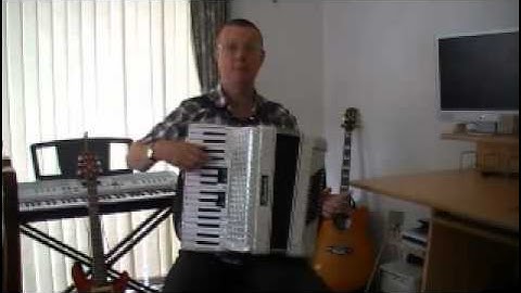 Beginners Accordion Lesson 3 pt 1. Schools Out on Treble