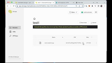 ChainSafe Storage - Accessing IPFS via an S3-compatible API